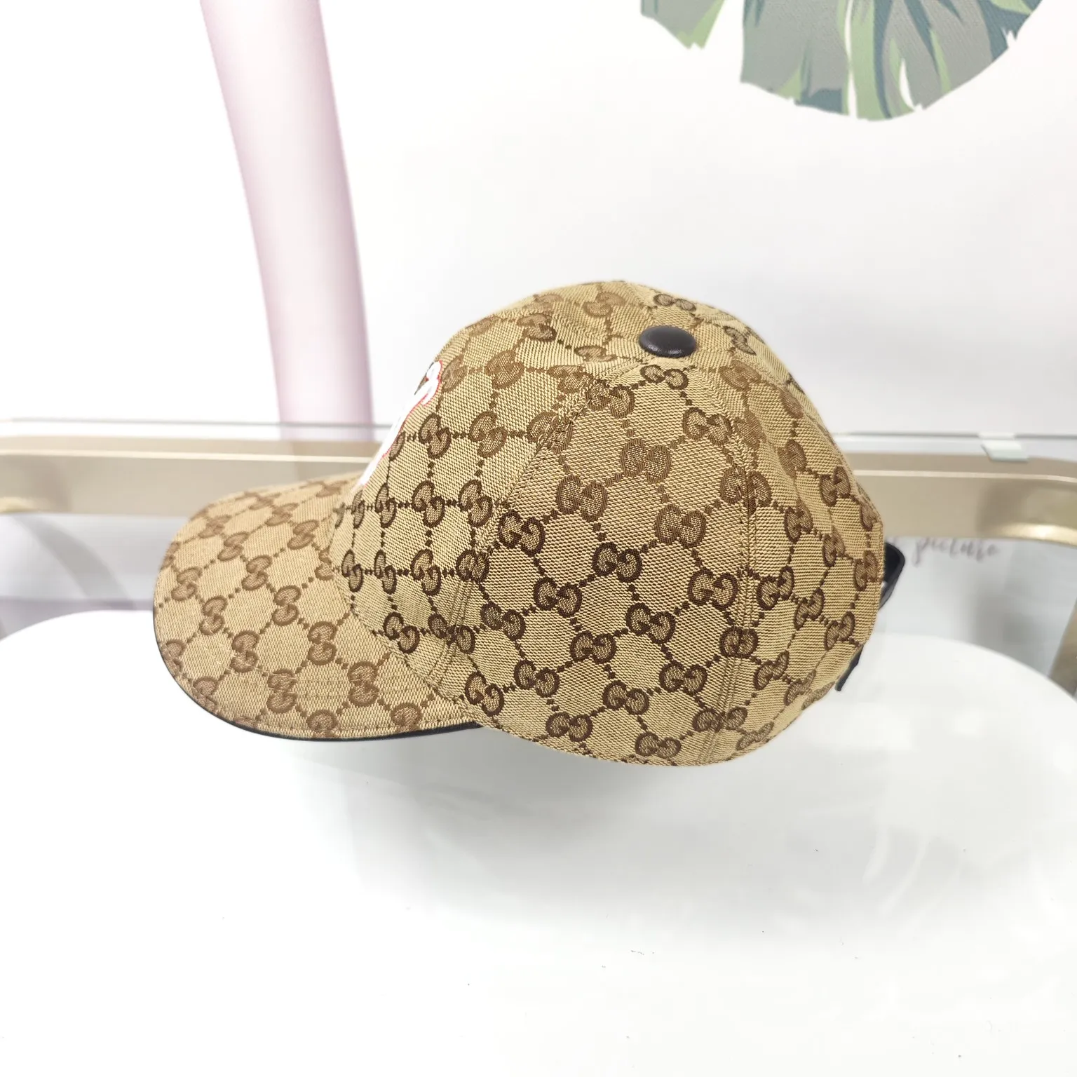 Batch 90 GUCCI--high version original single co-branded Ny pair flower official website baseball cap