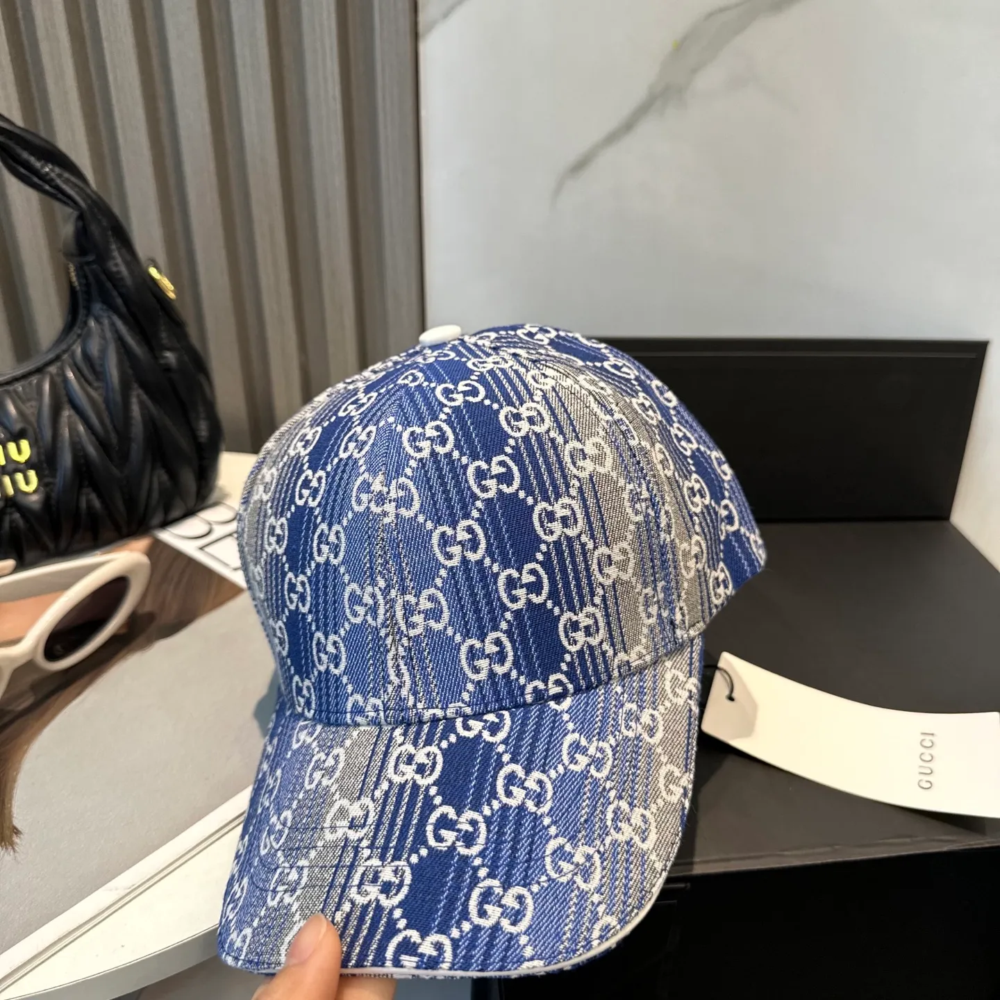 P66 GUCCI Gucci 2025 counter new jacquard baseball cap🧢very trendy! Casual and sports style, classic production, super easy to match! Look small