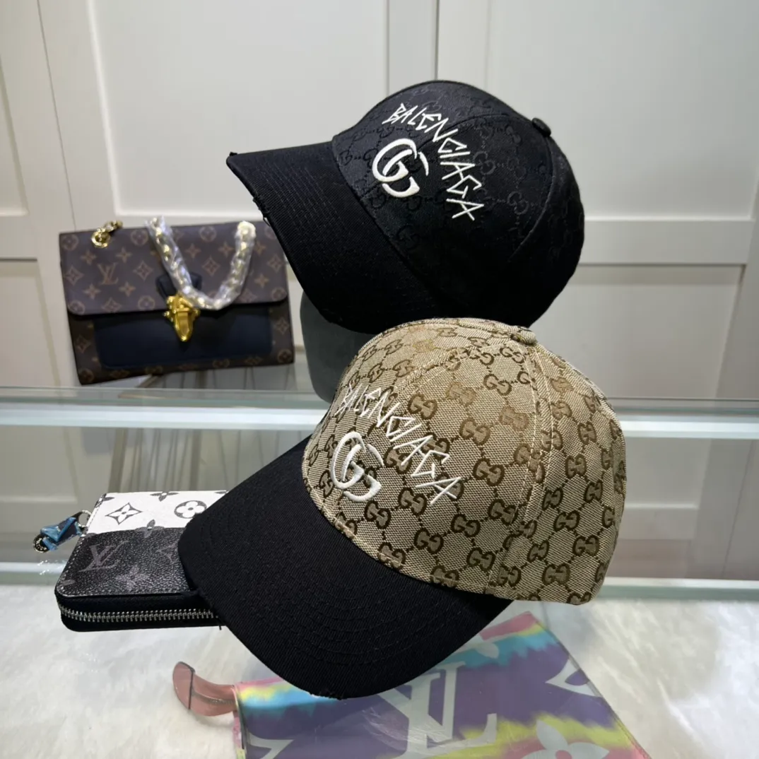P54💰BALENCIAGA GUCCI new logo baseball cap, cool colors, different styles for men and women, the first batch will be shipped first! A must-buy for Paris fans!