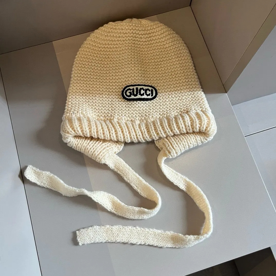 💰90¥ Gucci new knitted cold hat ear protection hat
