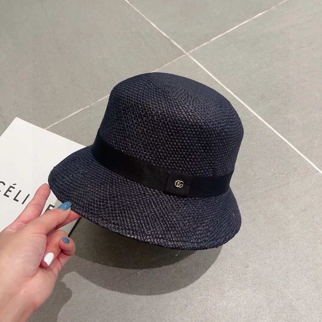 💰160¥ Gucci new straw hat, made of paper fiber grass, advanced customization, head circumference 57cm