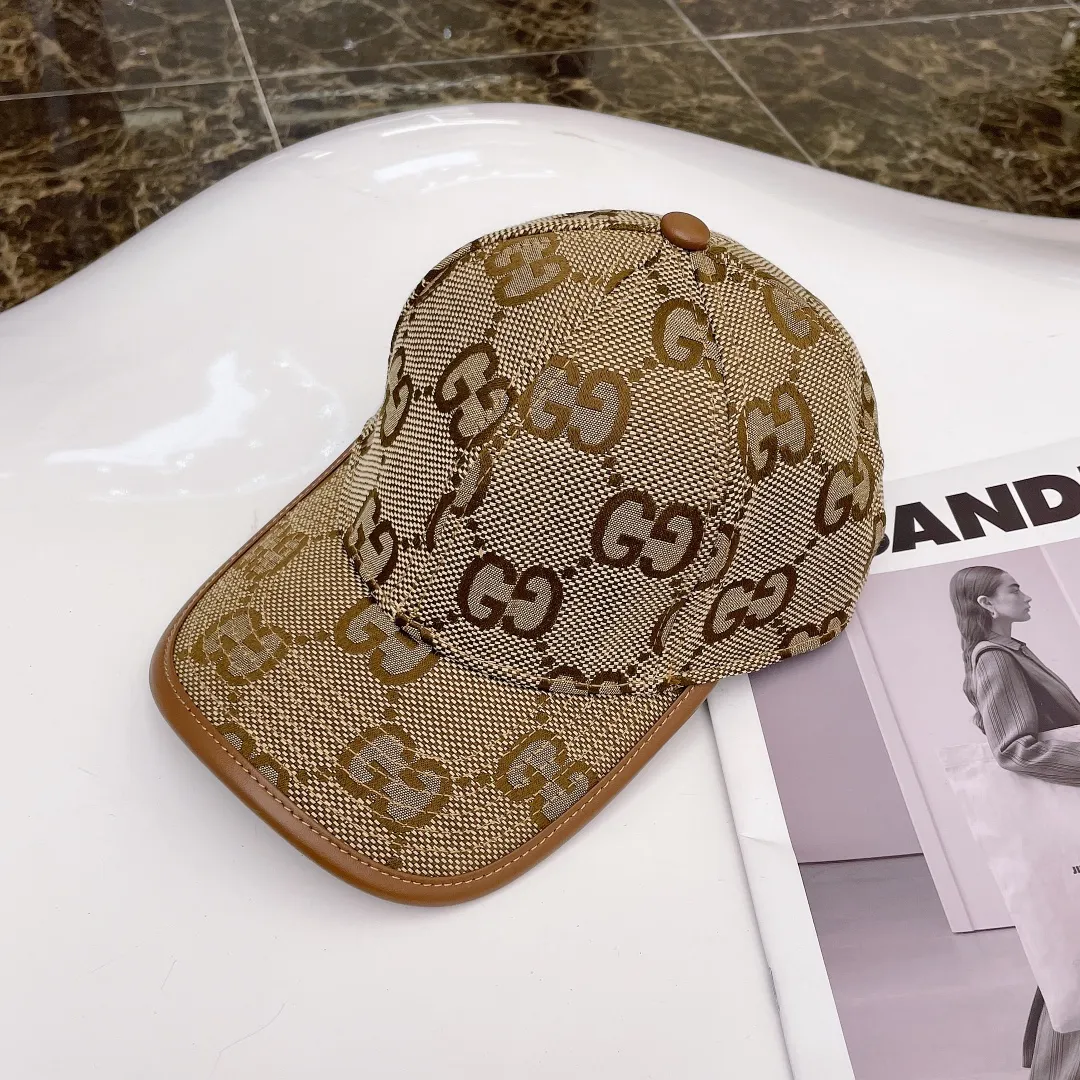 P70 🧢Gucci(Gucci)🧢 2021 new original baseball cap🧢😍😍Double G print, high version retro design, light and breathable! Real shots, suitable for men and women,