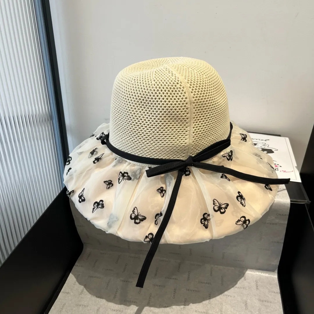 💰140¥ Gucci new lantern hat, sunshade straw hat, anti-UV brim, head circumference 57cm