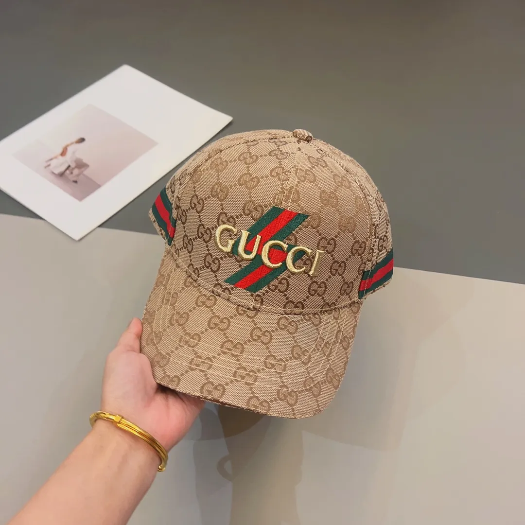 🉐60💰 🧢2022GUCCI Gucci high-end baseball cap is a hot style, using high-end hat base, foreign single quality, unbeatable high-end, super versatile style