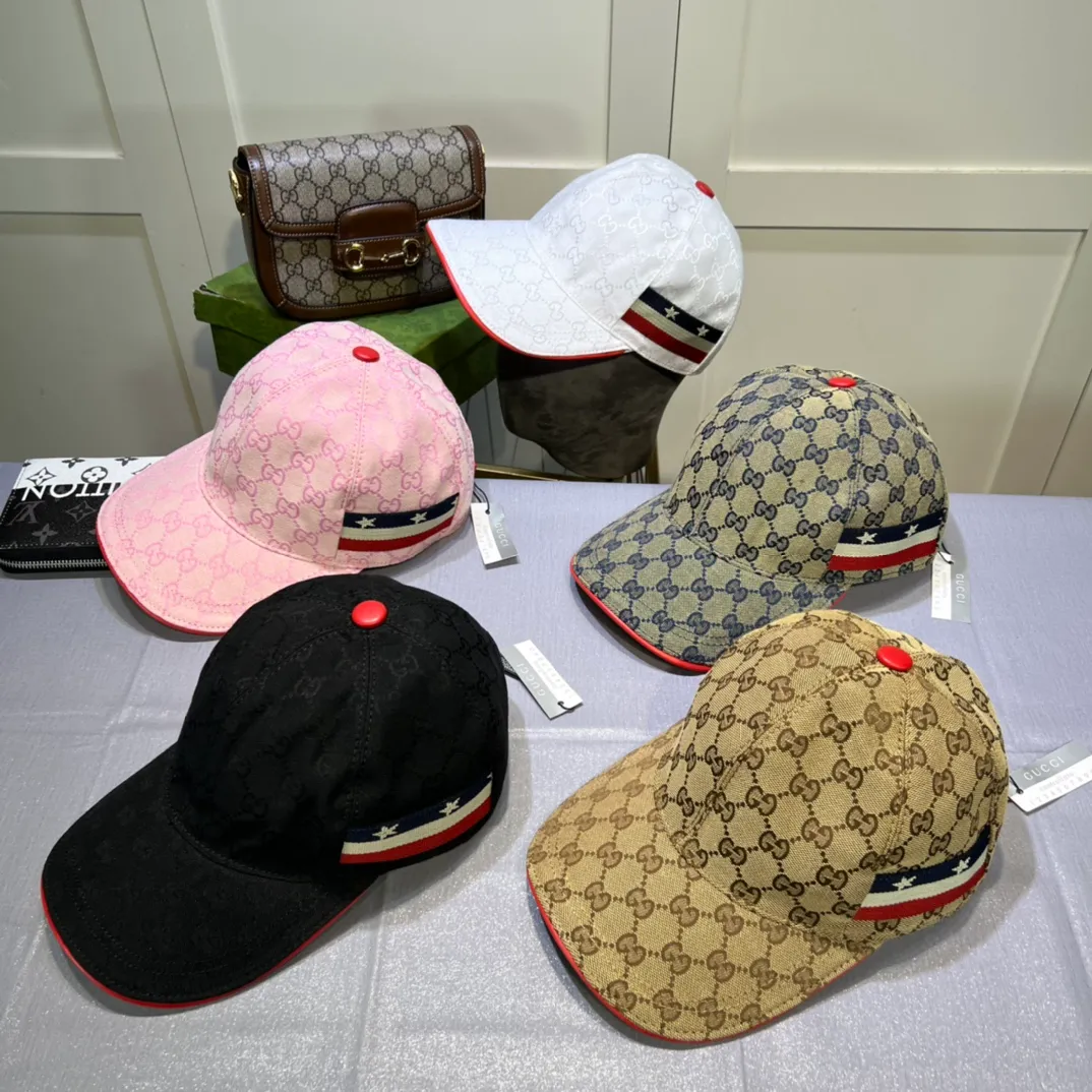 p90💰10,000-year-old classic model is shipped! Gucci (Gucci) classic original baseball cap 😍😍Customized at the 1:1 counter mold, the highest version, original canvas + first layer of cowhide, pure cotton lining, light and breathable! Photographed in real life, suitable for men and women in all seasons, basic head circumference 56cm, adjustable patches.