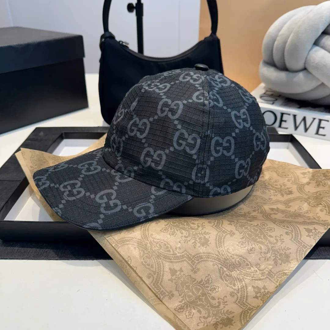 P160 GUCCI Gucci GGDenim series denim baseball cap. The official website has the same fabric as presbyopia❀, retro classic series, same style for men and women!
