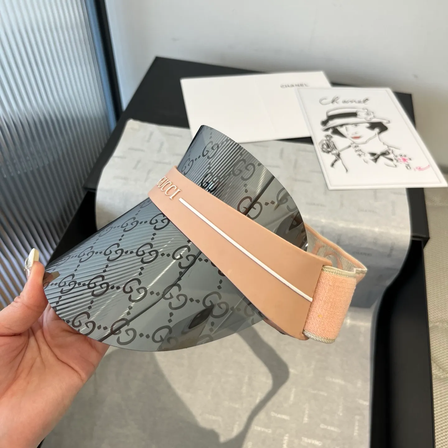 💰130¥ Gucci lens sun hat, advanced customization, adjustable, a must-have item for fashion bloggers