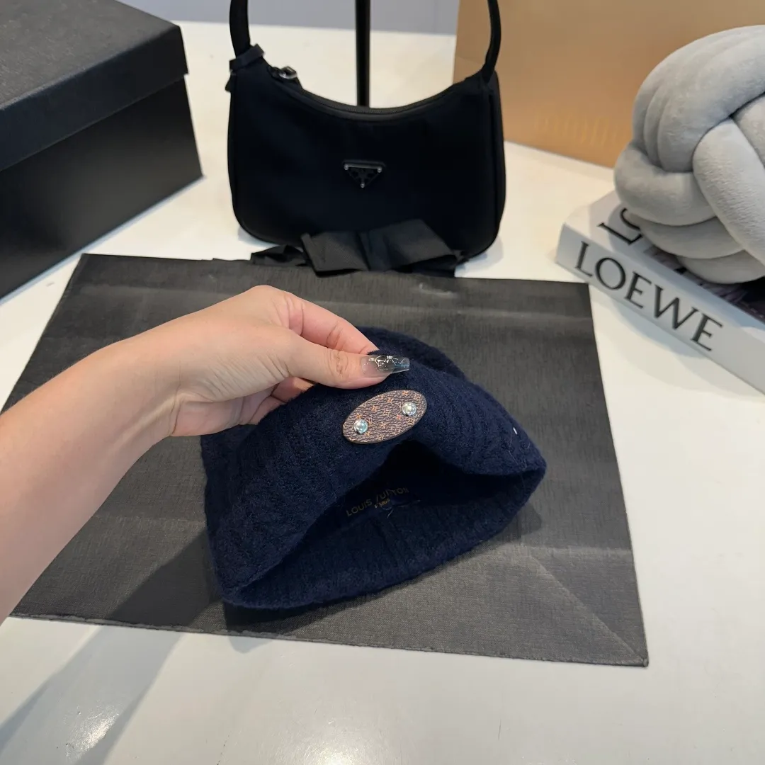 P56 LV Louis new autumn and winter style wool hat, 100% wool fabric🐑