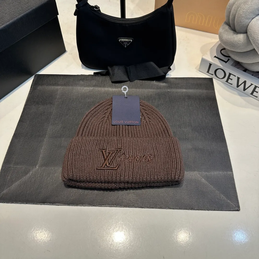 P58 LV Louis new autumn and winter style wool hat, 100% wool fabric🐑
