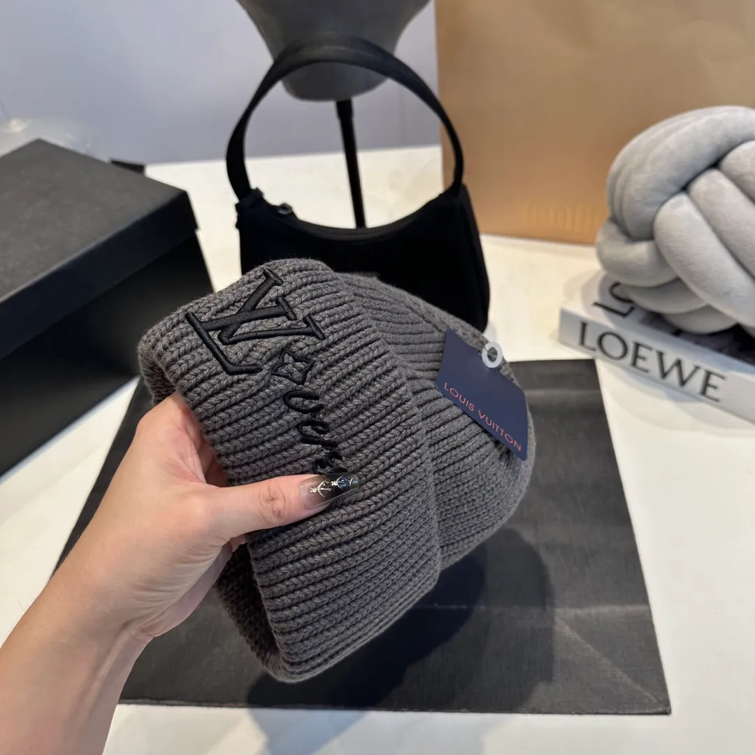 P58 LV Louis new autumn and winter style wool hat, 100% wool fabric🐑
