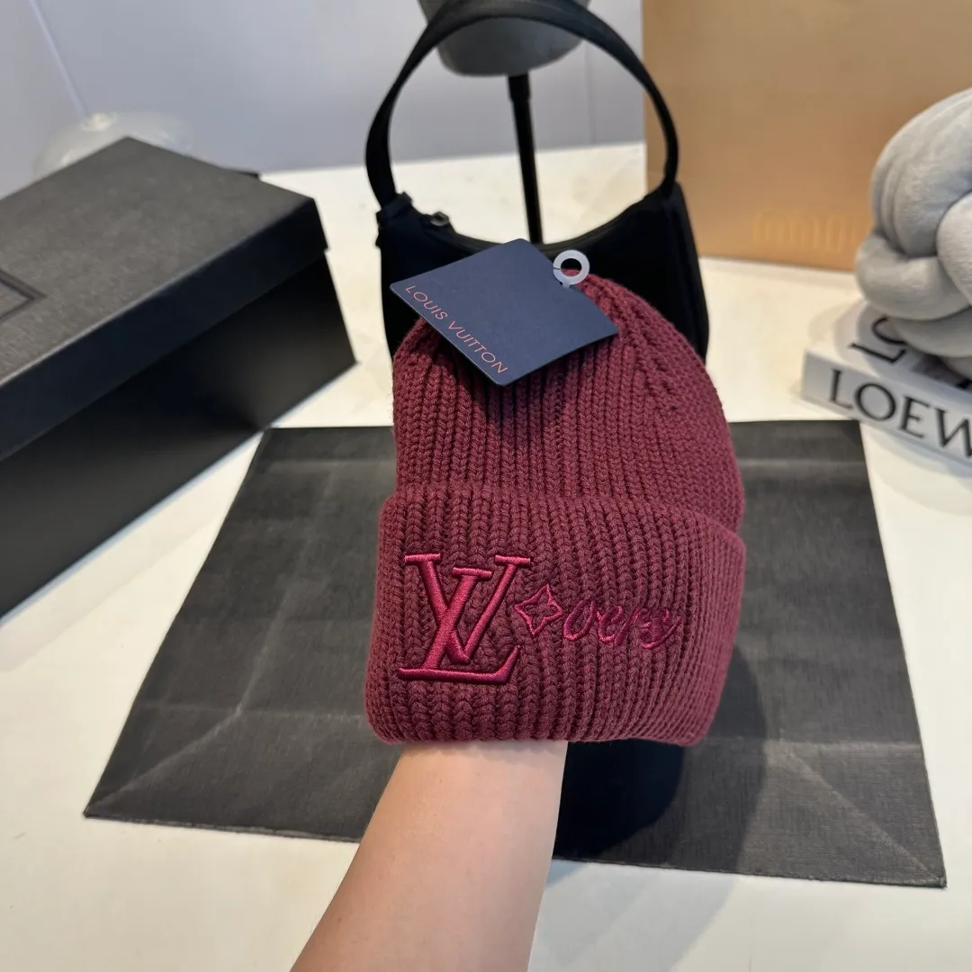 P58 LV Louis new autumn and winter style wool hat, 100% wool fabric🐑