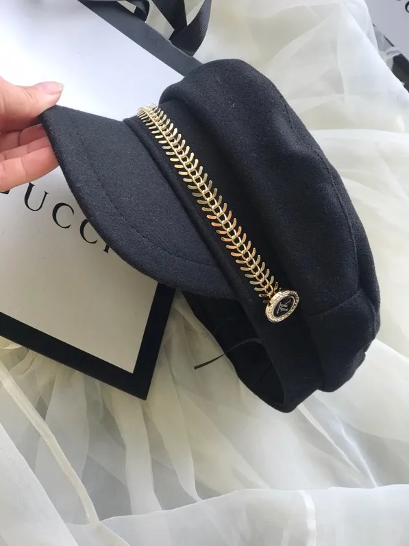 Special P100💛 Comes with dust bag [LV] 2021 autumn and winter new wool military hat from a big brand, new model on the shelves, super easy to match, hurry up and get it