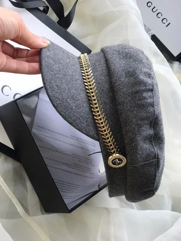 Special P100💛 Comes with dust bag [LV] 2021 autumn and winter new wool military hat from a big brand, new model on the shelves, super easy to match, hurry up and get it