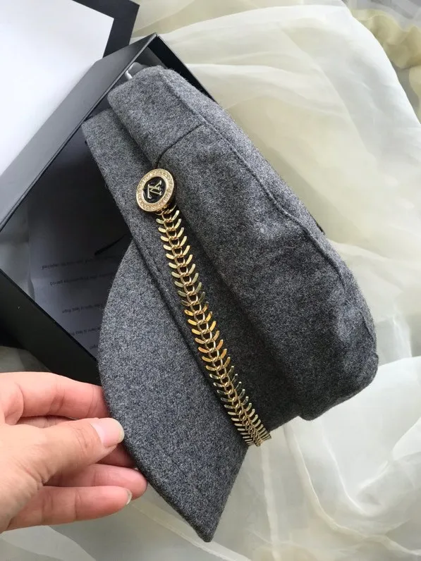 Special P100💛 Comes with dust bag [LV] 2021 autumn and winter new wool military hat from a big brand, new model on the shelves, super easy to match, hurry up and get it