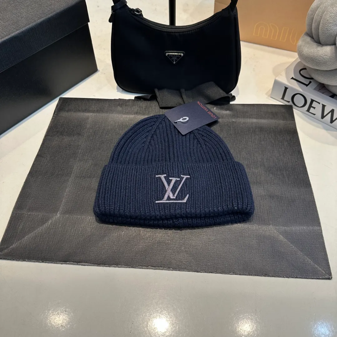 P58 LV Louis new autumn and winter style wool hat, 100% wool fabric🐑