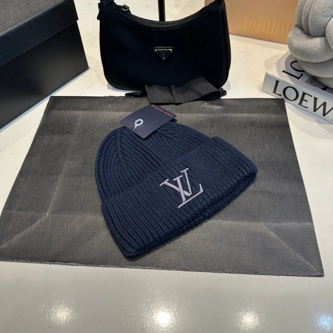 P58 LV Louis new autumn and winter style wool hat, 100% wool fabric🐑
