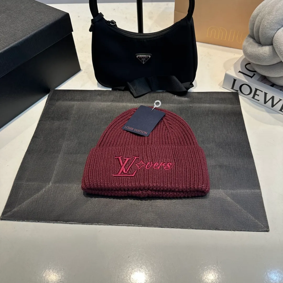 P58 LV Louis new autumn and winter style wool hat, 100% wool fabric🐑