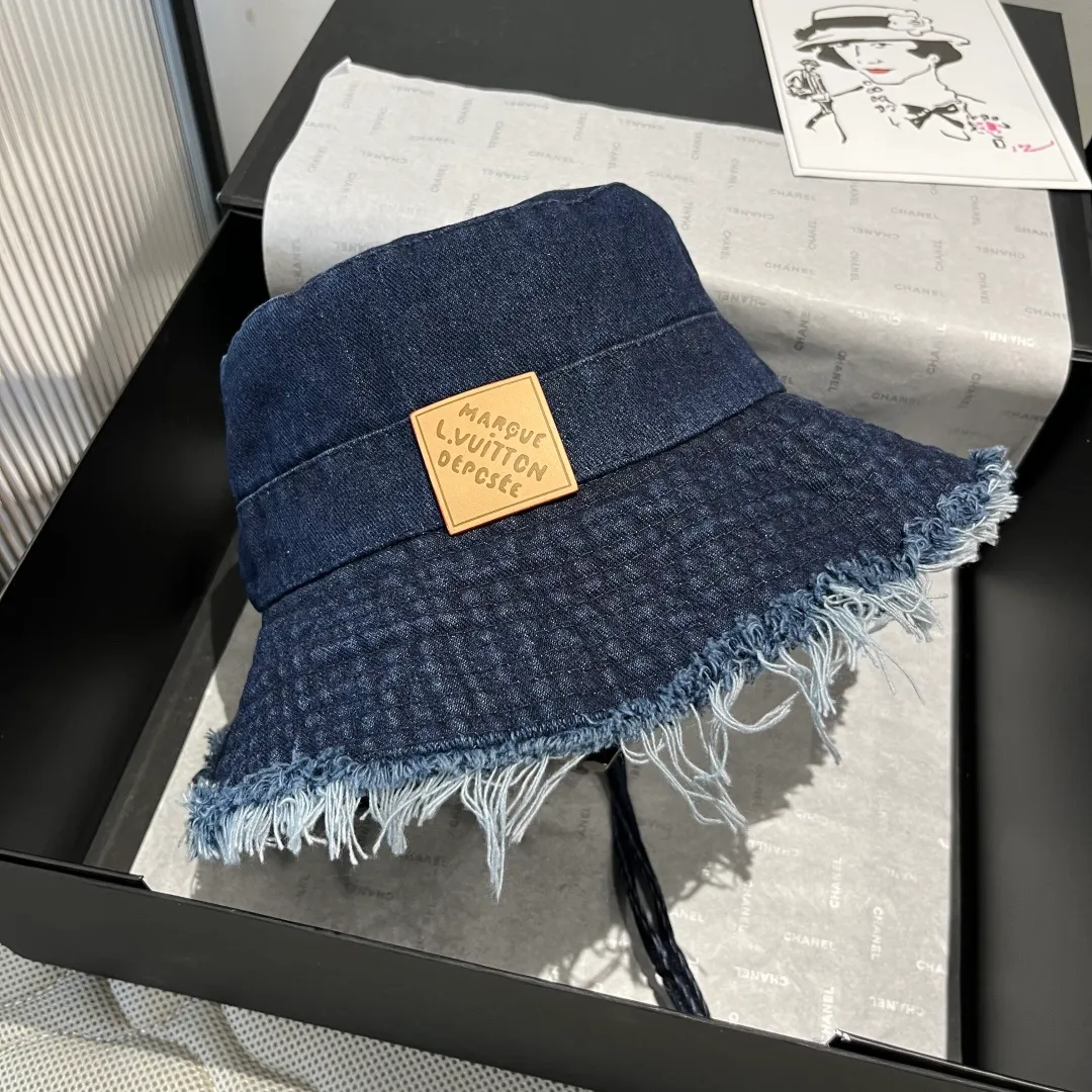 💰100¥ LOEWE denim bucket hat, head circumference 57cm