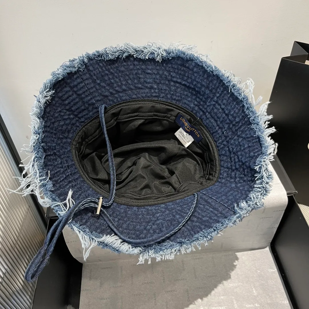 💰100¥ LOEWE denim bucket hat, head circumference 57cm