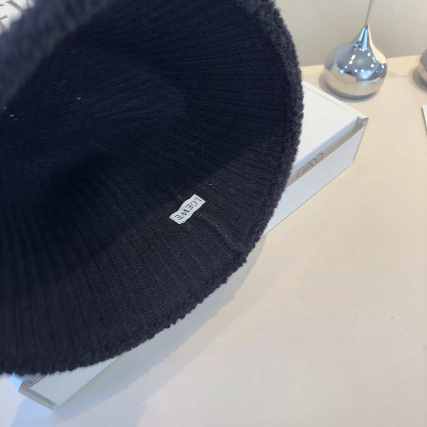 💰120¥ LOEWE new autumn and winter bucket hat, pocket style bucket hat, knitted fabric, head circumference 57cm