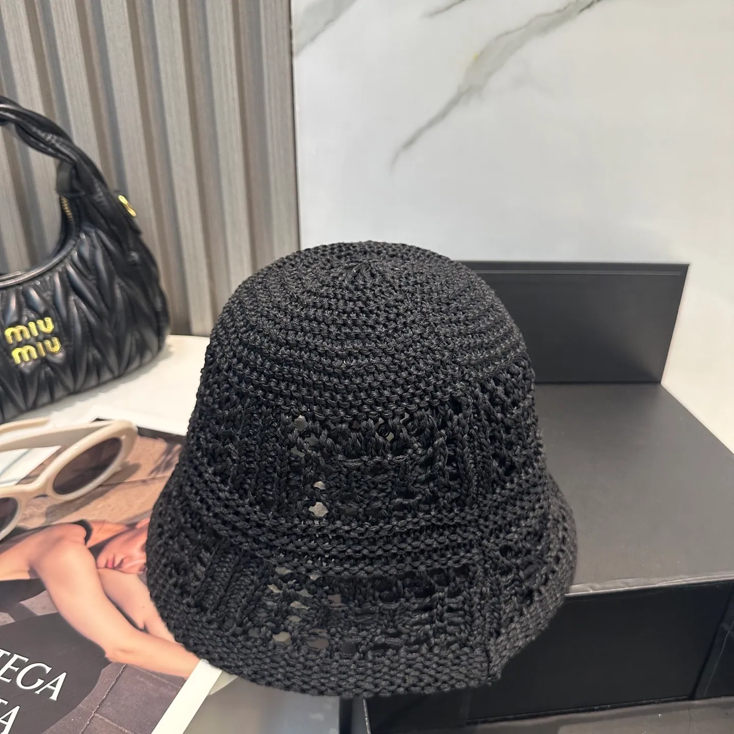 P70 LOEWE summer fisherman hat for women 2025 without makeup Internet celebrity versatile bucket hat sun protection face covering fashion basin hat