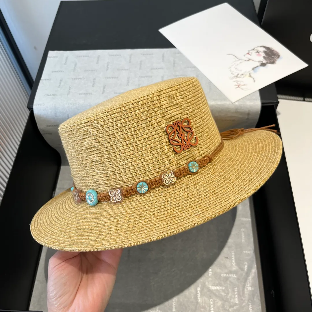 💰150¥ LOEWE new flat top hat, head circumference 57cm