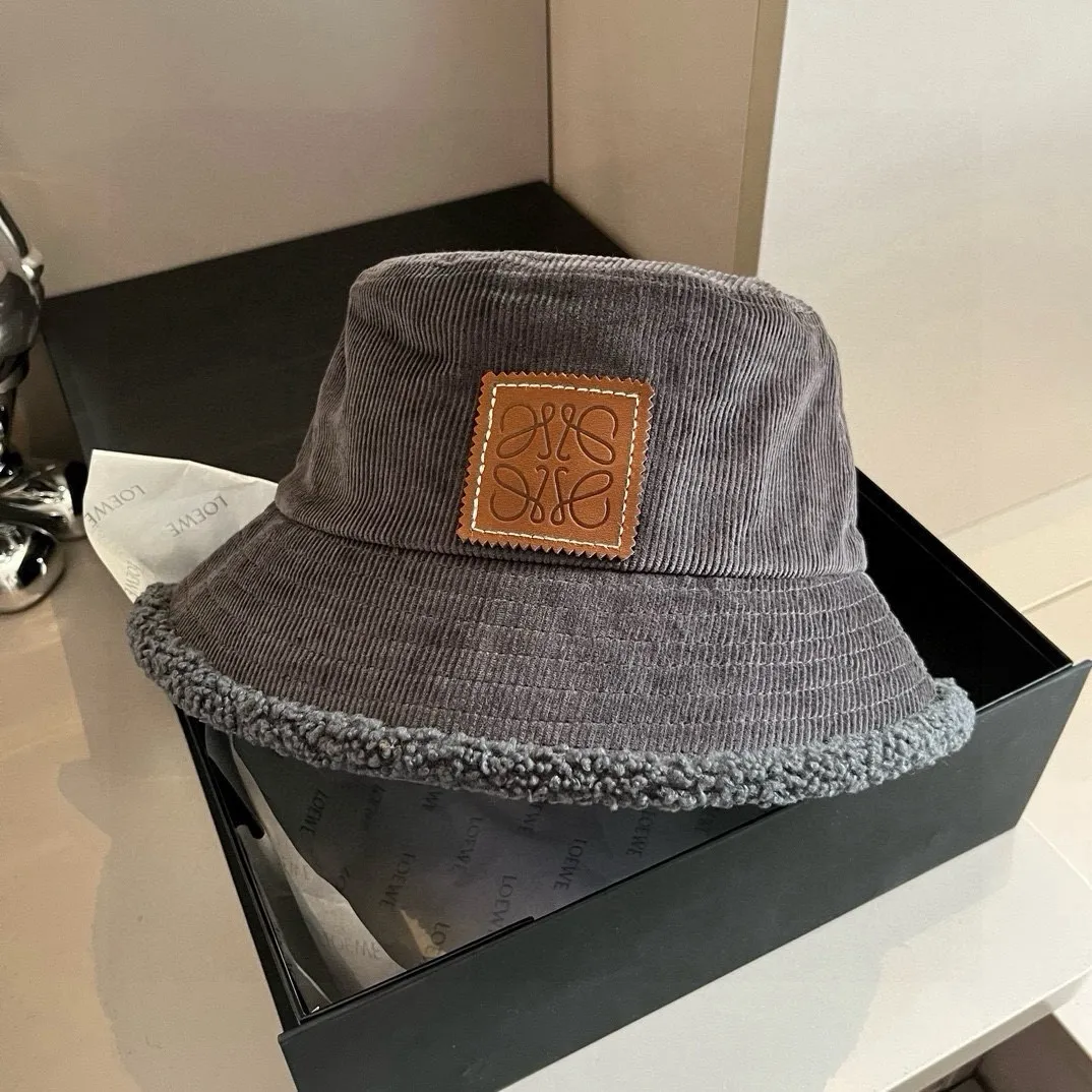 💰110¥ LOEWE new corduroy bucket hat, advanced customization, head circumference 57cm