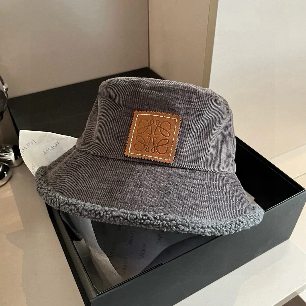 💰110¥ LOEWE new corduroy bucket hat, advanced customization, head circumference 57cm