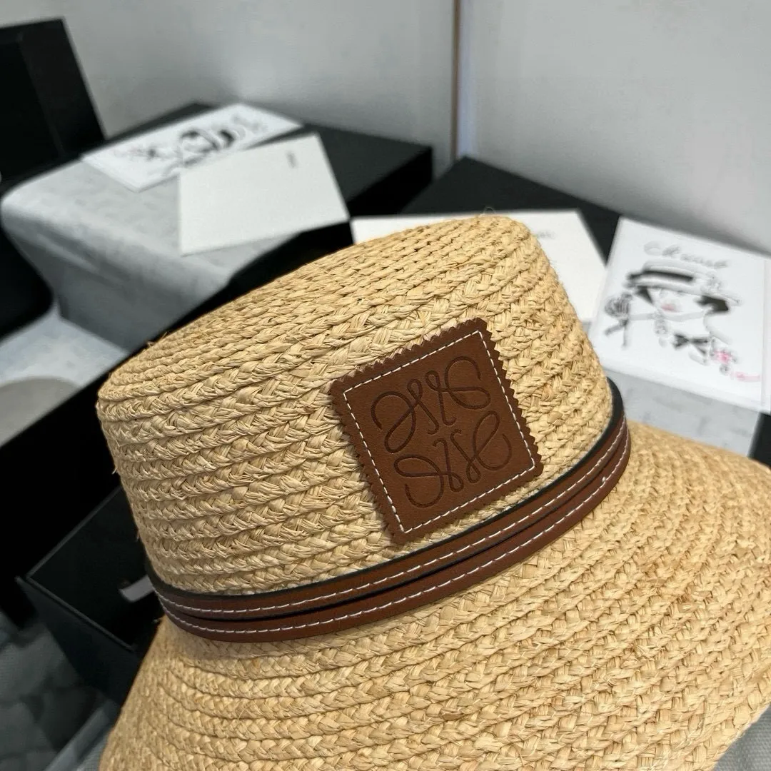 💰170¥ LOEWE Laffia hat, bucket hat, head circumference 57cm