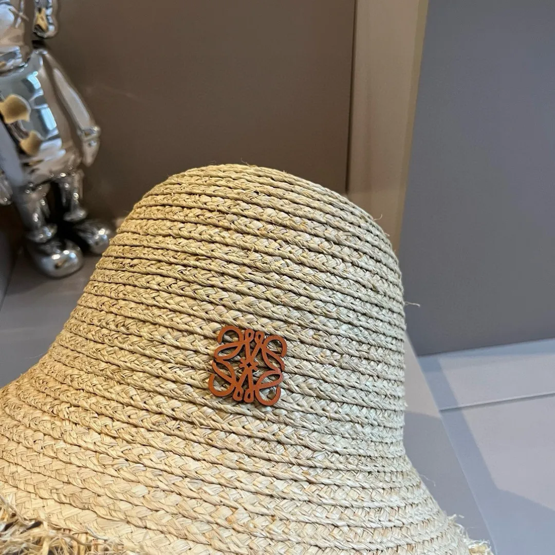 💰130¥ LOEWE new raffia hat, head circumference 57cm