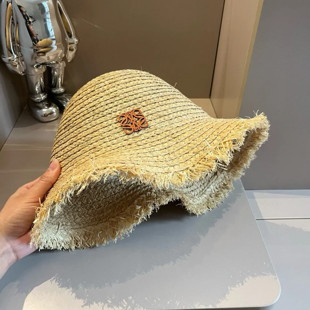 💰130¥ LOEWE new raffia hat, head circumference 57cm