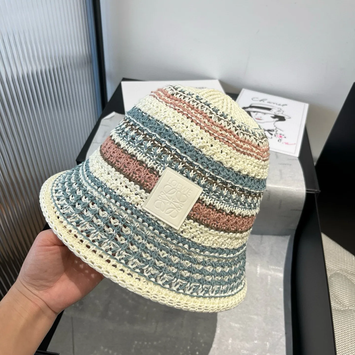 💰100¥ ＬＯＥＥＥLoewe handhook wool fisherman hat