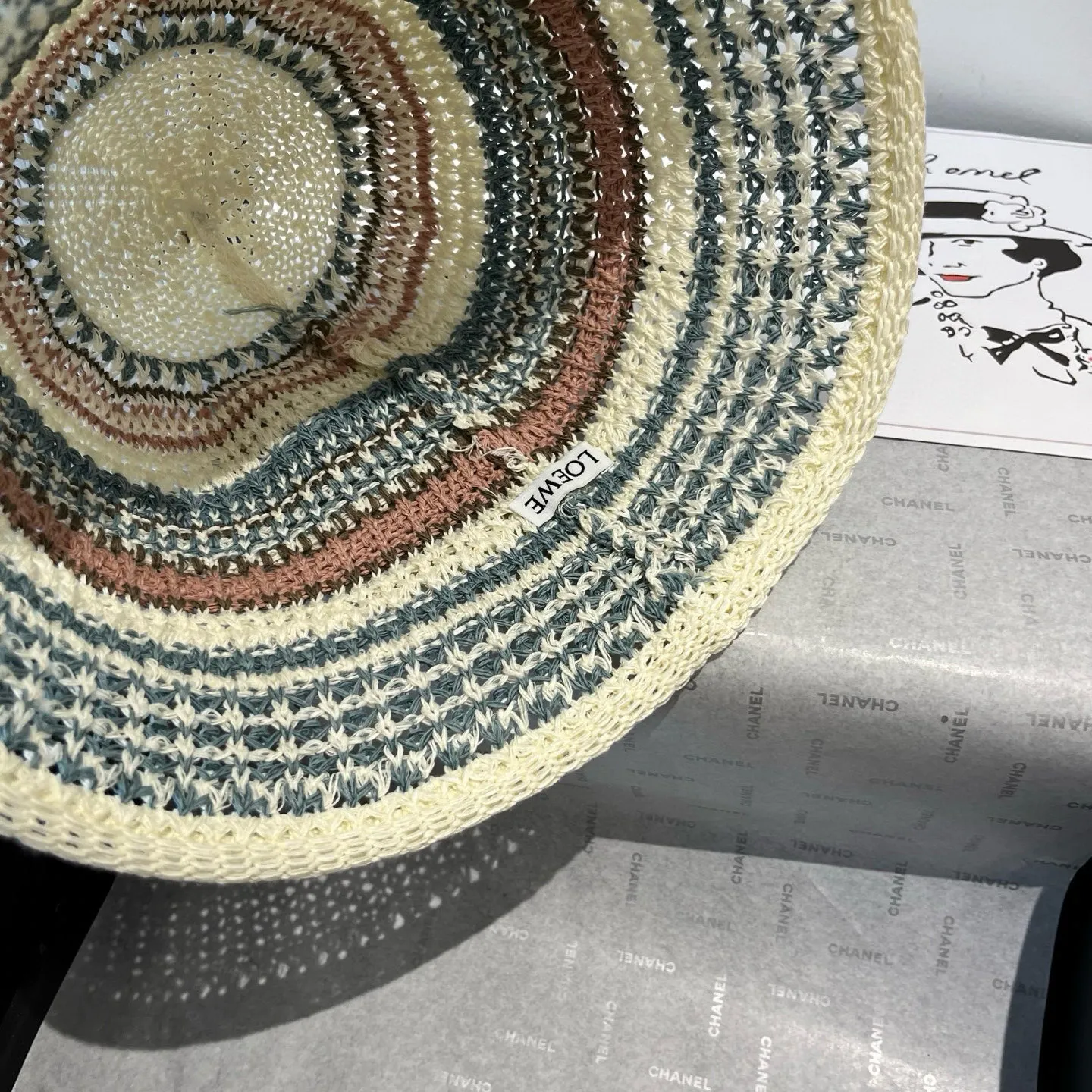 💰100¥ ＬＯＥＥＥLoewe handhook wool fisherman hat