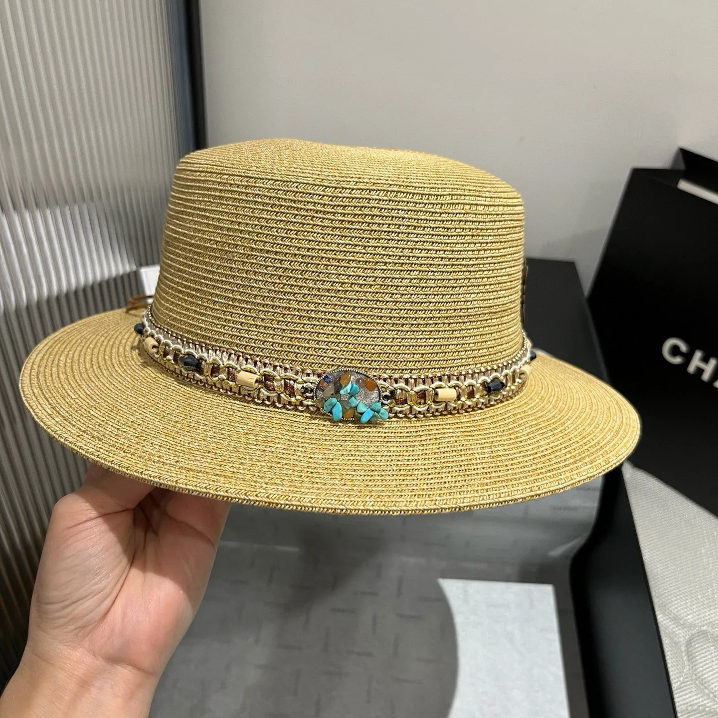 💰140¥ ＬＯＥＷＥ Loewee’s new flat top hat, head circumference 57cm