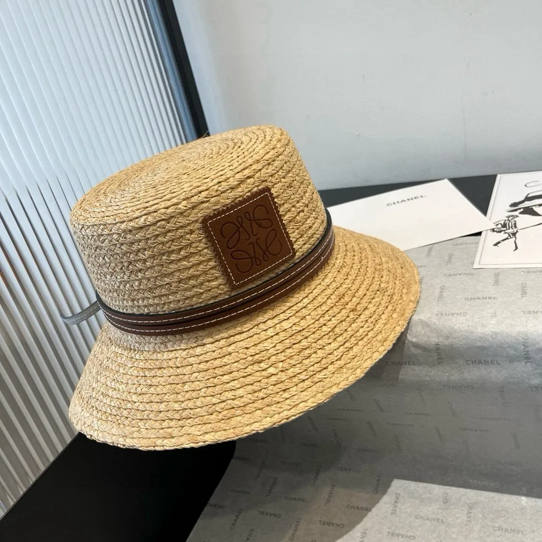 💰170¥ LOEWE Laffia hat, bucket hat, head circumference 57cm
