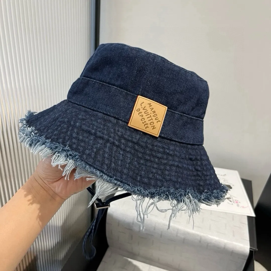 💰100¥ LOEWE denim bucket hat, head circumference 57cm
