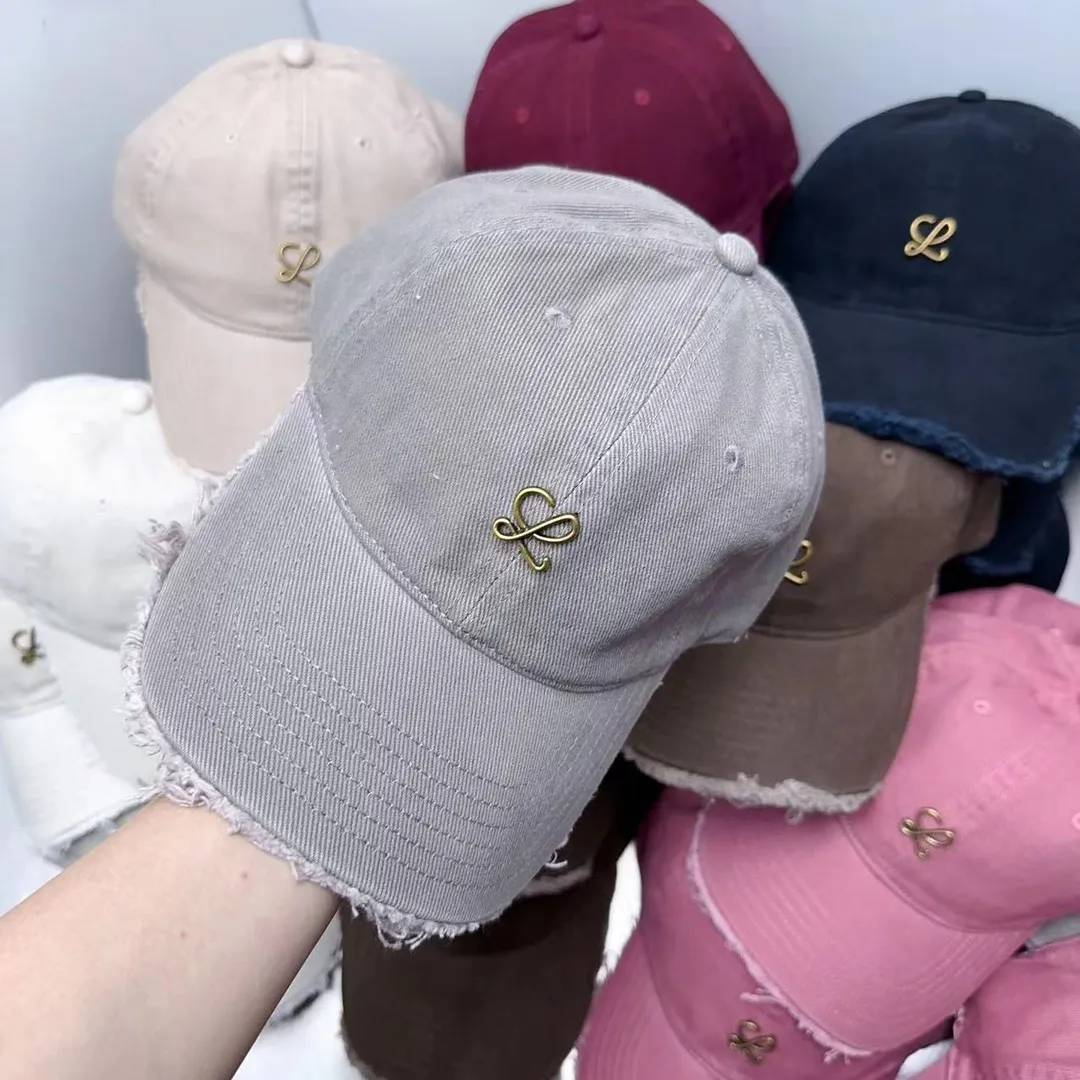 Loewe raw-edged baseball cap