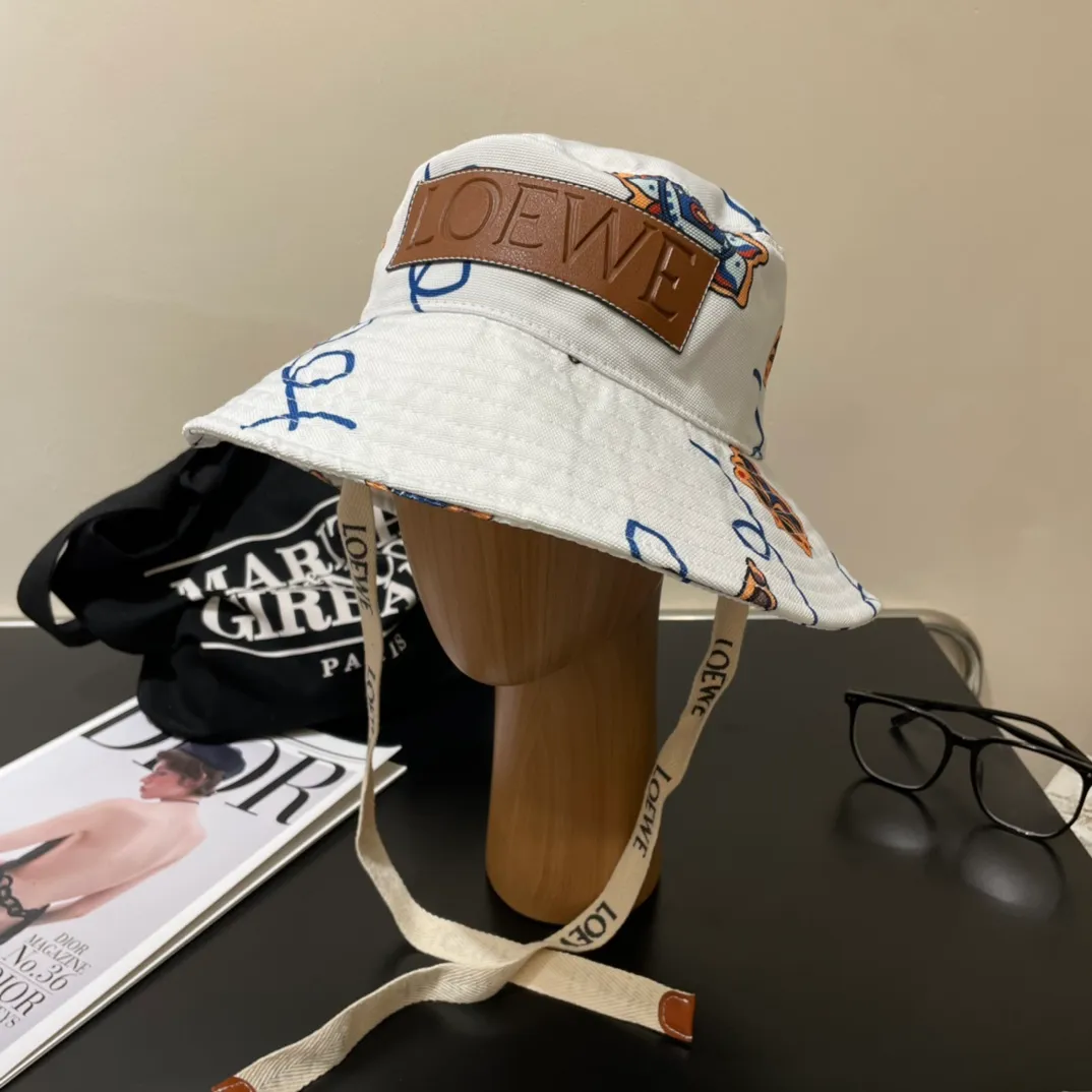 P76 Lowewe🌸 Japanese purchasing agent Yu Shuxin's same style fisherman hat Luojia basin hat water lily mermaid star Wang Yibo sunshade beach hat