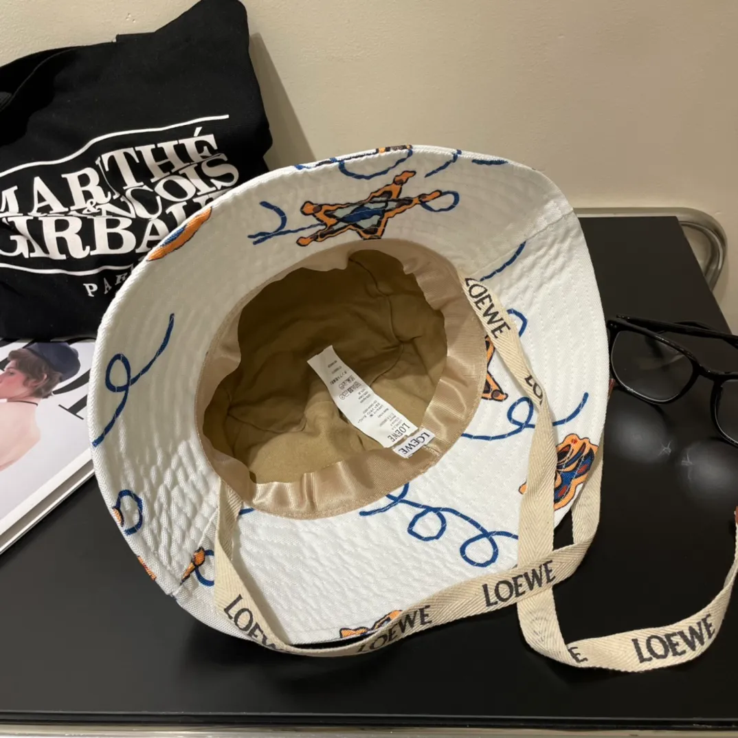 P76 Lowewe🌸 Japanese purchasing agent Yu Shuxin's same style fisherman hat Luojia basin hat water lily mermaid star Wang Yibo sunshade beach hat