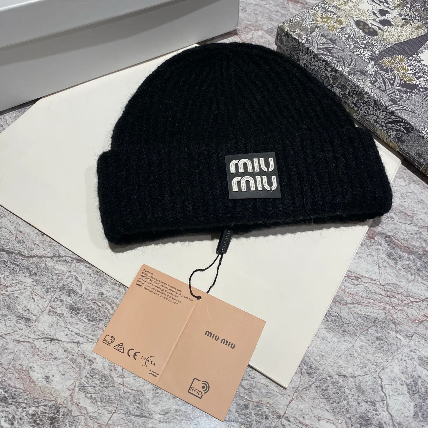 MiuMiu wool knit hat