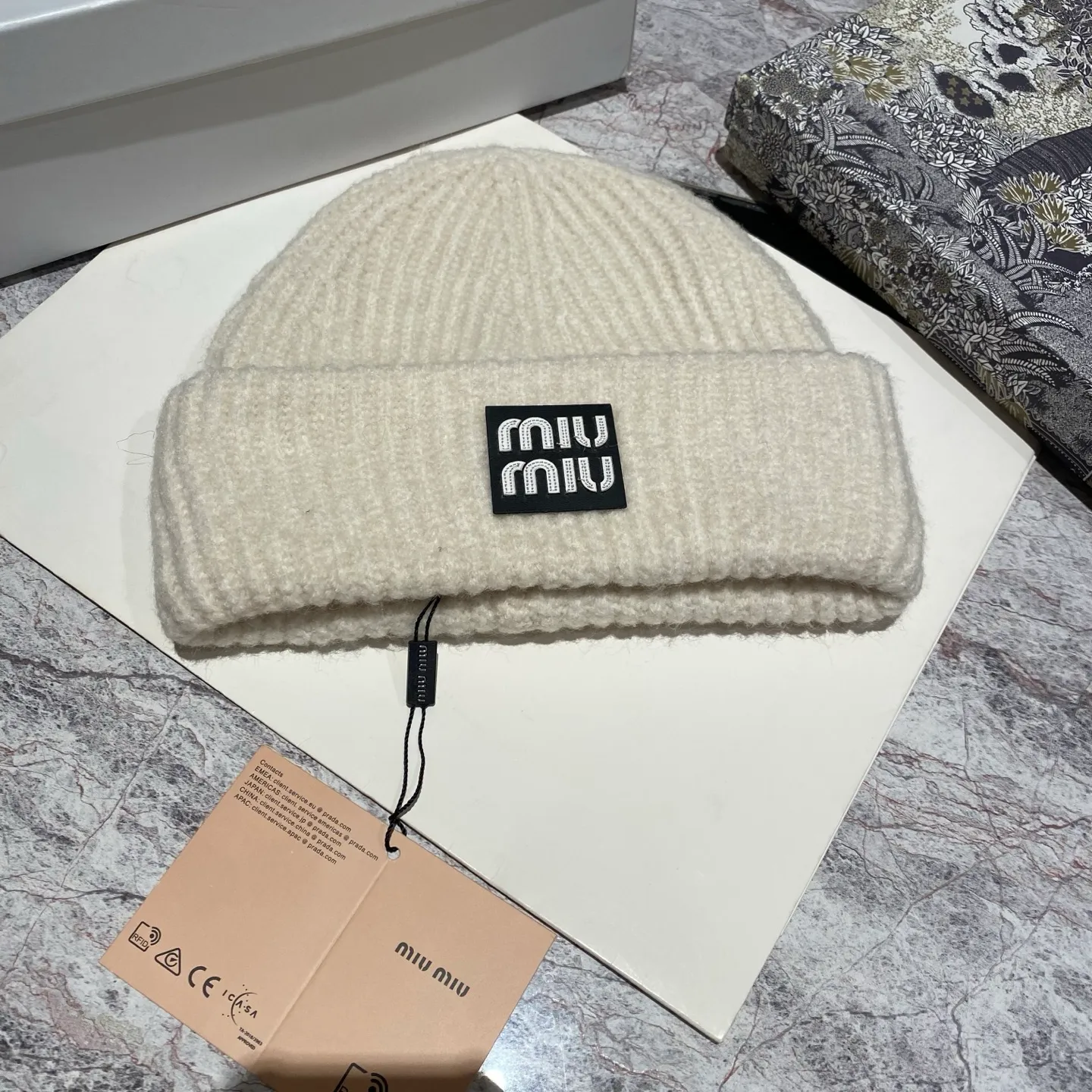 MiuMiu wool knit hat
