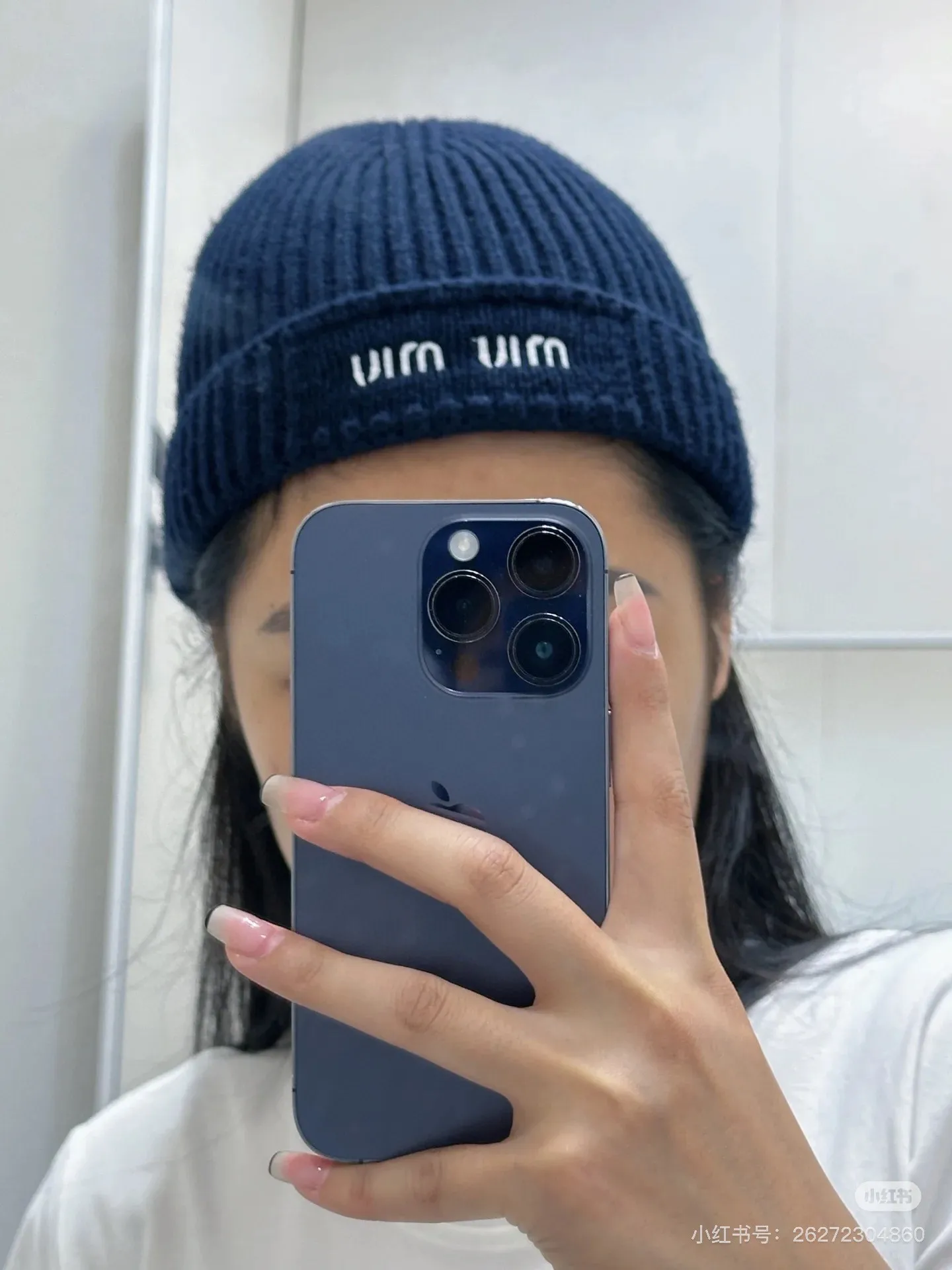 High version Miumiu knitted hat beanie