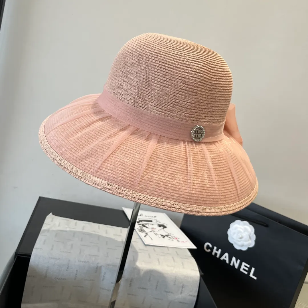 💰140¥ miumiu new bow basin hat, high-end customization, head circumference 57cm