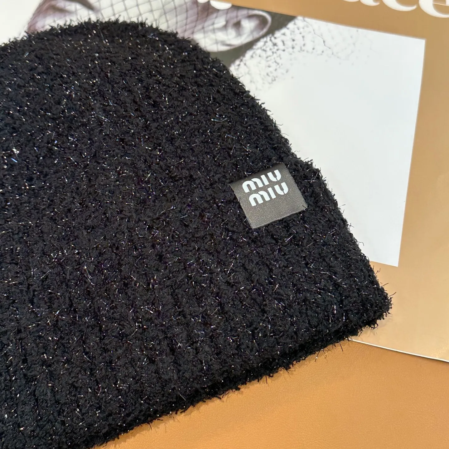 P66 miumiu’s popular knitted hat! So 🉑️, high-elastic fabric, classic colors, same style for men and women