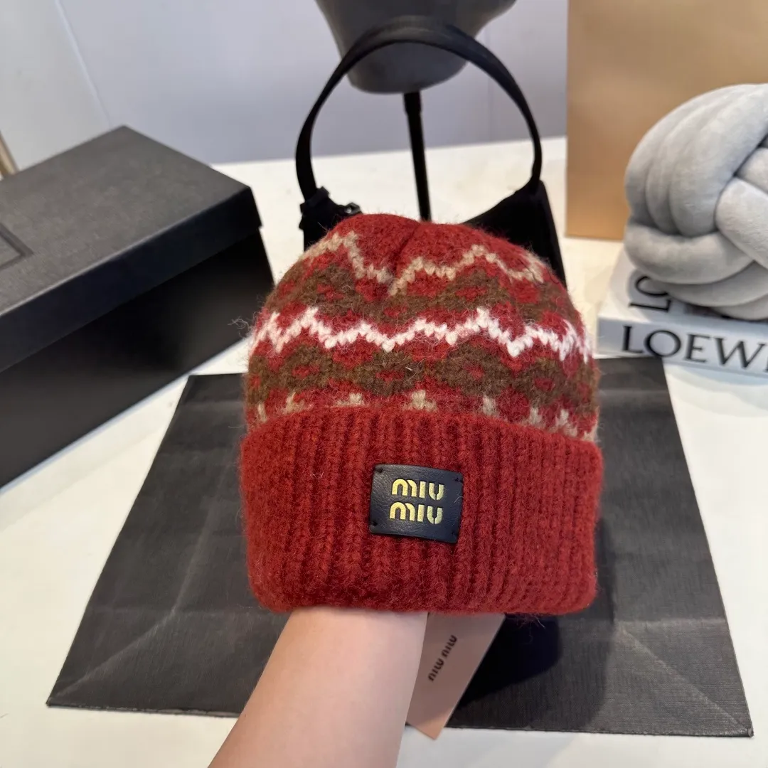 P56 miumiu new autumn and winter woolen hat