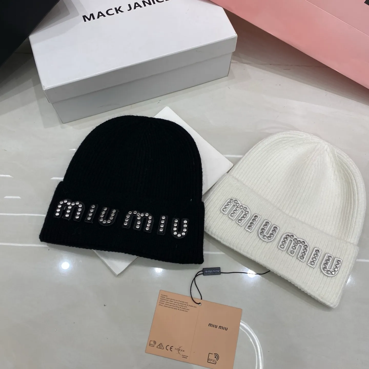 MiuMiu cashmere knit hat