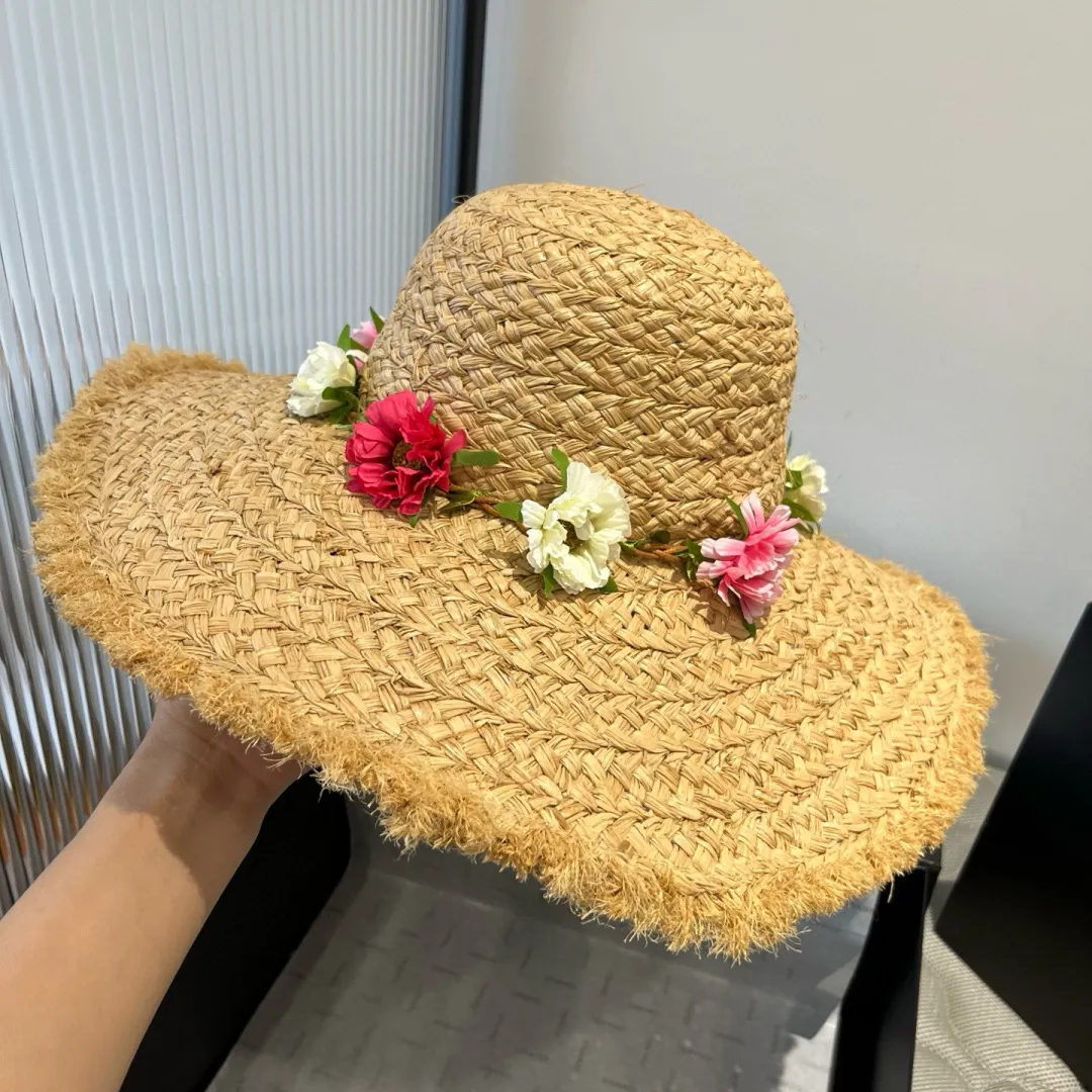 150¥ miumiu raffia straw hat, a must-have for travel, head circumference 57cm