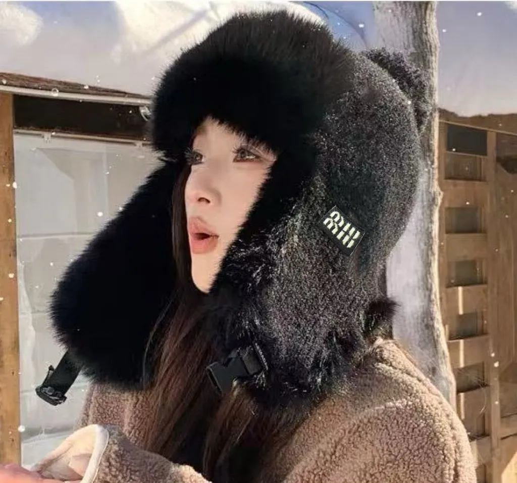 Popular style Miumiu Lei Feng hat ear protection hat