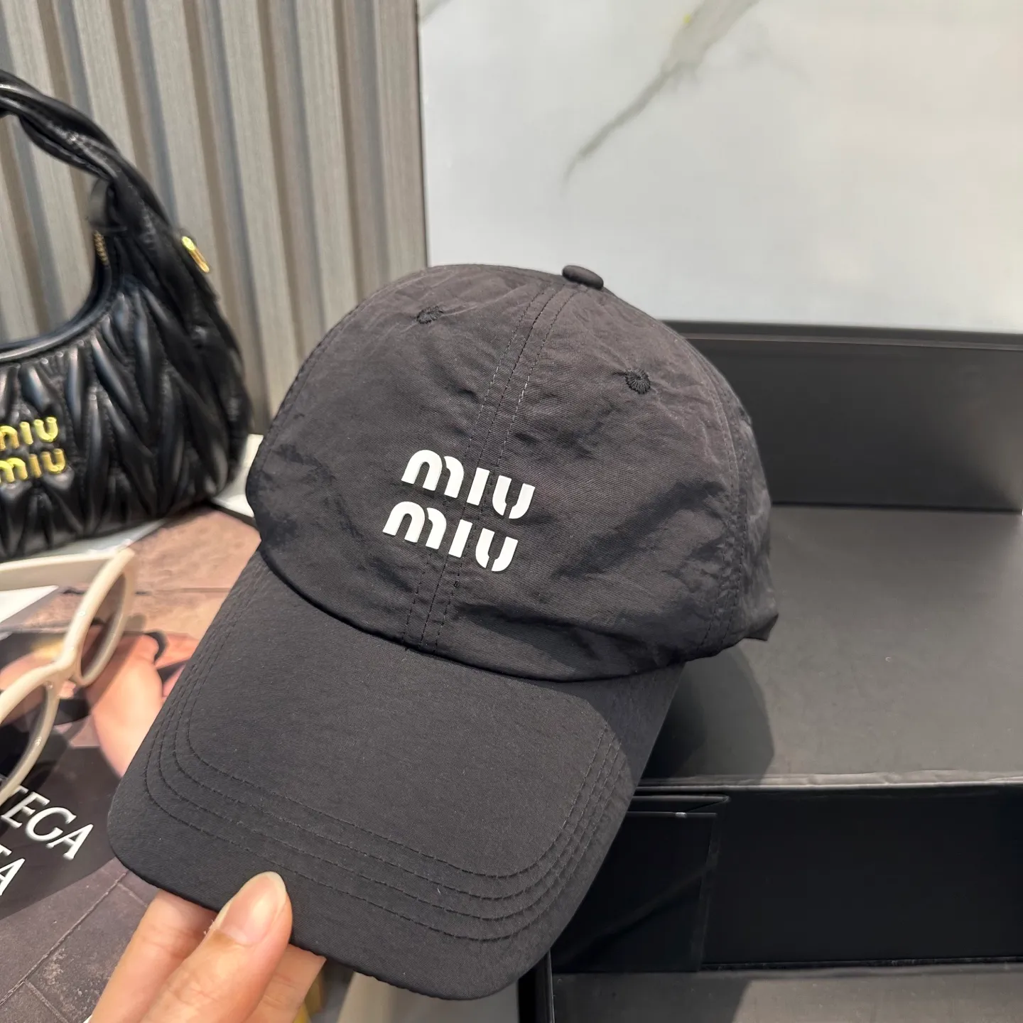 P50 miumiu new quick-drying simple baseball cap 🧢Light, breathable, trendy and versatile, Xiaohongshu grows grass, poison Get your boyfriend and cool together