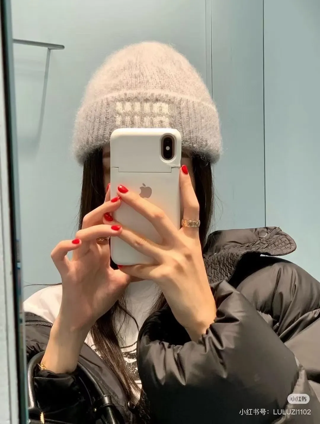 P60 MiuMiu～The new autumn and winter cold hat knitted hat is super soft and elastic, very warm, and has an amazing concave shape